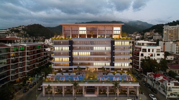 Vista aerea Ciye Zona Romantica Puerto Vallarta